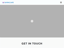 Tablet Screenshot of datingsafe.com